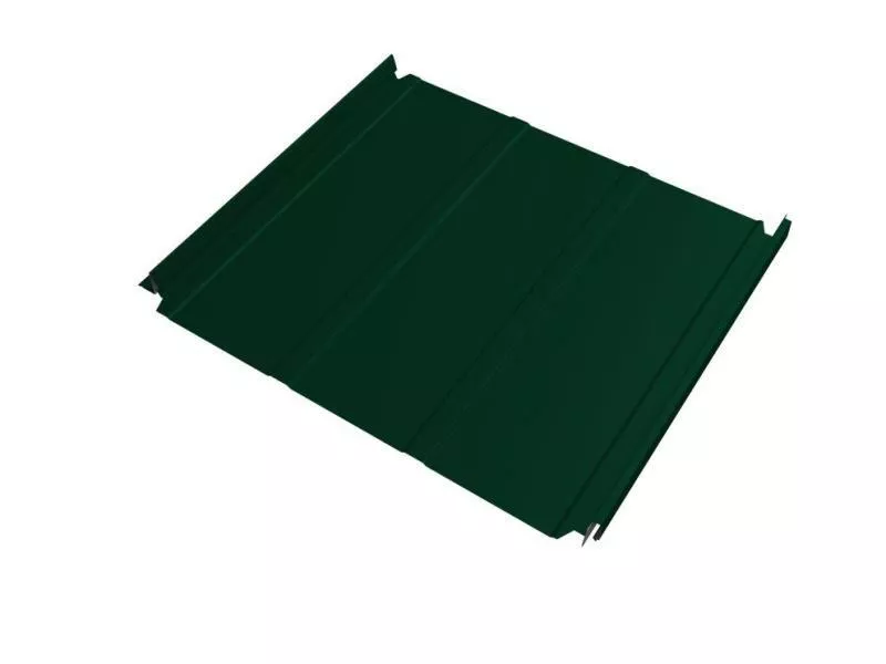 Кликфальц Double Pro Line Grand Line 0,45 PE с пленкой на замках RAL 6005 зеленый мох купить в екатеринбурге