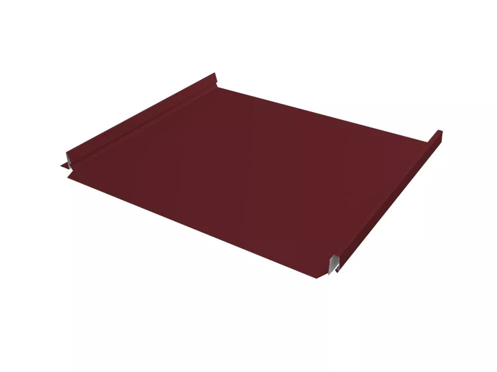 Кликфальц Fin 24 Grand Line 0,5 Satin Matt TX с пленкой на замках RAL 3005 красное вино купить в екатеринбурге