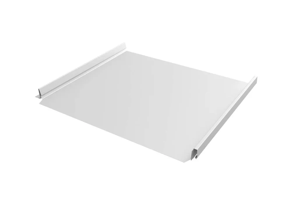 Кликфальц Fin 24 Grand Line 0,5 Satin с пленкой на замках RAL 9003 сигнальный белый купить в екатеринбурге
