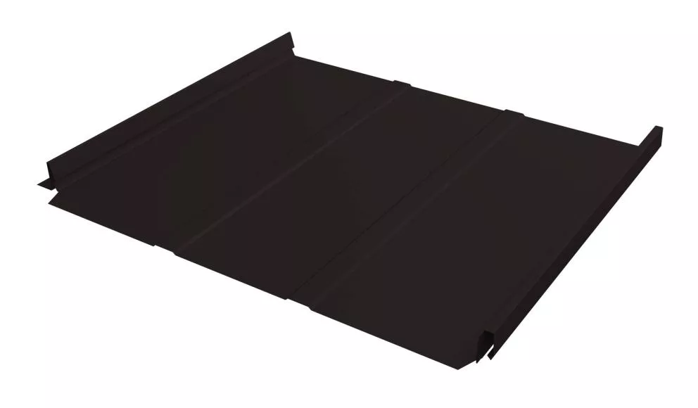 Кликфальц Fin Line Grand Line 0,45 Drap TX с пленкой на замках RAL 9005 черный купить в екатеринбурге