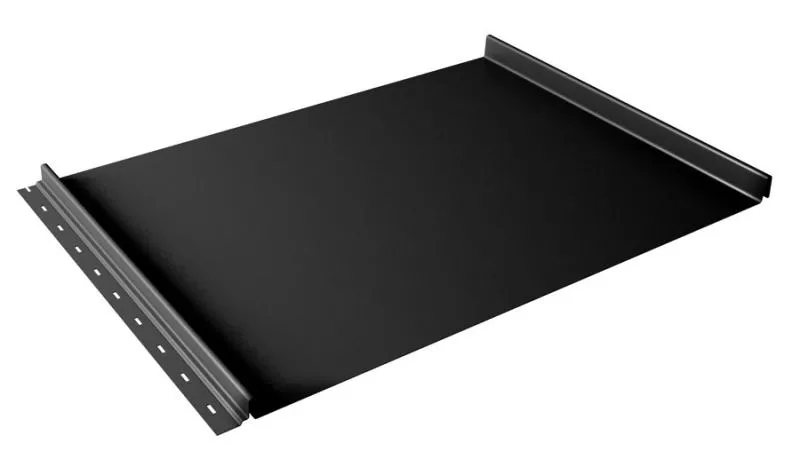 Кликфальц Grand Line0,5 Satin Matt TX с пленкой на замках RAL 9005 черный купить в екатеринбурге