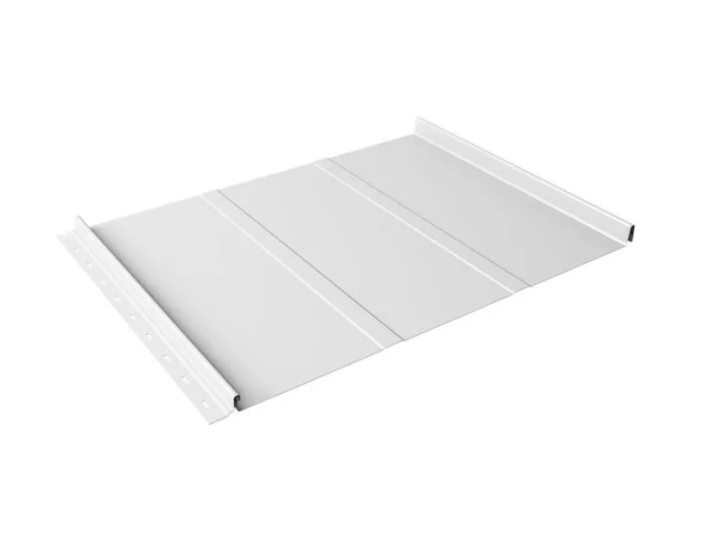 Кликфальц Line Grand Line 0,45 Drap с пленкой на замках RAL 9003 сигнальный белый купить в екатеринбурге