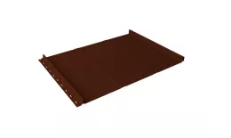 Кликфальц Line Grand Line 0,5 Satin с пленкой на замках RAL 3009 оксидно-красный. Артикул: 37395