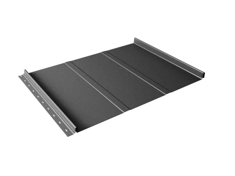 Кликфальц Line Grand Line 0,5 Satin с пленкой на замках RAL 7016 антрацитово-серый купить в екатеринбурге