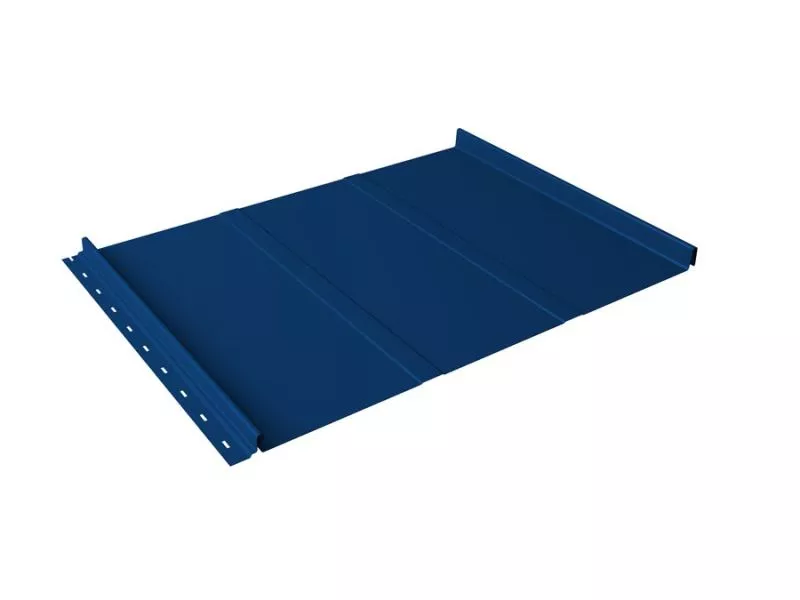 Кликфальц Line Grand Line 0,7 PE с пленкой на замках RAL 5005 сигнальный синий купить в екатеринбурге