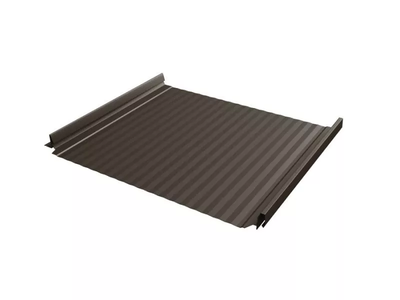 Кликфальц Pro Gofr Grand Line 0,5 Drap TX с пленкой на замках RR 32 темно-коричневый купить в екатеринбурге
