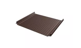Кликфальц Pro Gofr Grand Line 0,5 Satin Matt TX с пленкой на замках RAL 8017 шоколад. Цена: 1564 руб. Артикул: 37761