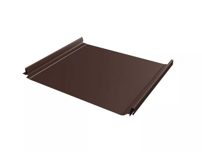 Кликфальц Pro Grand Line 0,45 Drap ST с пленкой на замках RAL 8017 шоколад купить в екатеринбурге