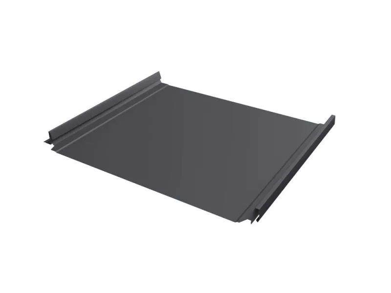 Кликфальц Pro Grand Line 0,45 Drap TR с пленкой на замках RAL 7024 мокрый асфальт купить в екатеринбурге