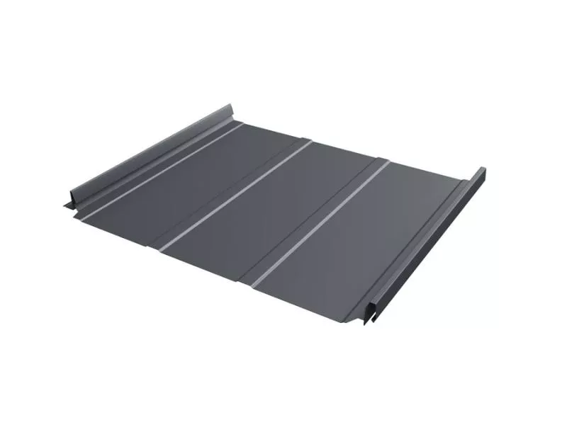 Кликфальц Pro Line Grand Line 0,5 Velur X с пленкой на замках RAL 7024 мокрый асфальт купить в екатеринбурге