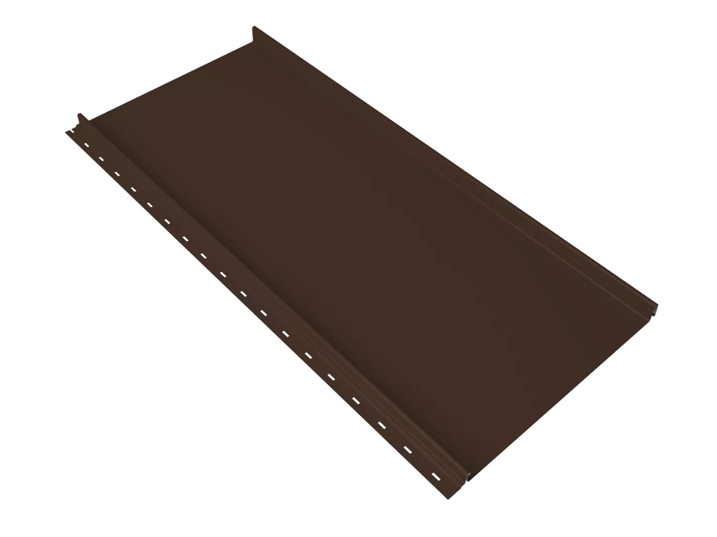 Кликфальц mini Grand Line 0,5 PE с пленкой на замках RAL 8017 шоколад купить в екатеринбурге