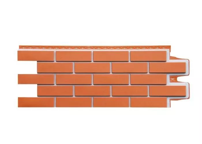 Фасадные панели GRAND LINE Коллекция Клинкерный Кирпич Премиум Терракотовый со швом купить в екатеринбурге