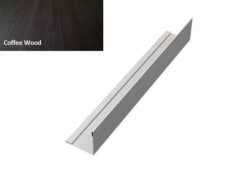Планка завершающая 50х50 жалюзи Milan 0,45 Print Elite Coffee Wood GL купить в екатеринбурге