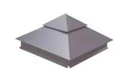 Колпак на столб двойной 390х390мм 0,5 Satin с пленкой RAL 7004 сигнальный серый. Цена: 2507 руб. Артикул: 32151