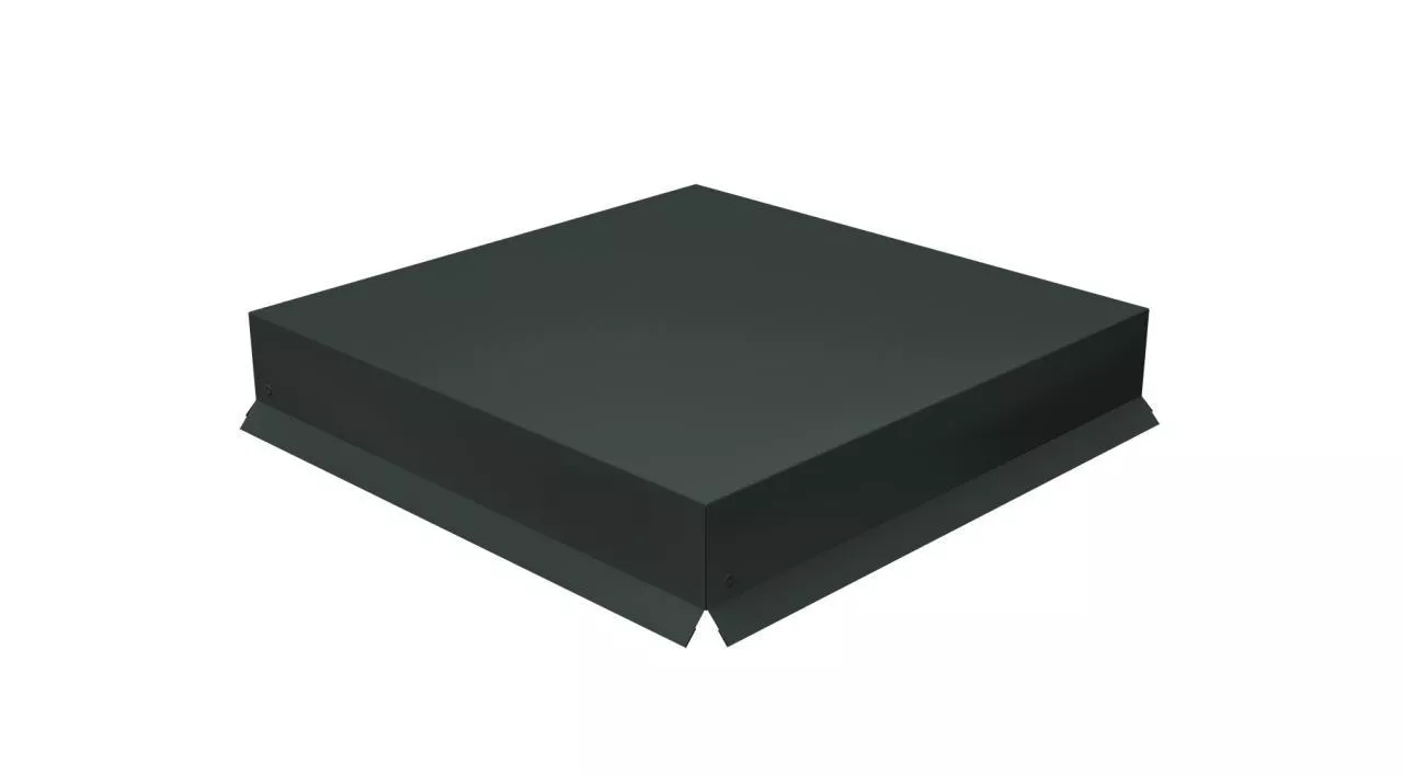 Колпак на столб крышка 640х380мм 0,5 Satin Matt TX с пленкой RAL 7016 антрацитово-серый купить в екатеринбурге
