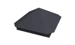 Колпак на столб Пирамида 490х490мм 0,5 Satin с пленкой RAL 7024 мокрый асфальт. Цена: 2824 руб. Артикул: 32041
