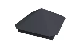Колпак на столб Пирамида 385х385мм 0,5 Satin с пленкой RAL 7024 мокрый асфальт. Цена: 2219 руб. Артикул: 32013