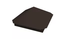 Колпак на столб Пирамида 390х390мм 0,5 Satin с пленкой RR 32 темно-коричневый. Цена: 2248 руб. Артикул: 32033