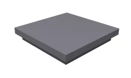 Колпак на столб плоский 385х385мм 0,45 Drap TX с пленкой RAL 7004 сигнальный серый. Цена: 2362 руб. Артикул: 32650