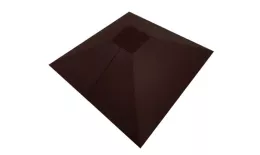 Колпак на столб под фонарь 390х390мм 0,5 GreenCoat Pural BT с пленкой RR 887 шоколадно-коричневый (RAL 8017 шоколад). Цена: 7057 руб. Артикул: 32114