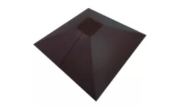 Колпак на столб под фонарь 390х390мм 0,5 Satin с пленкой RAL 7024 мокрый асфальт. Цена: 2300 руб. Артикул: 32090