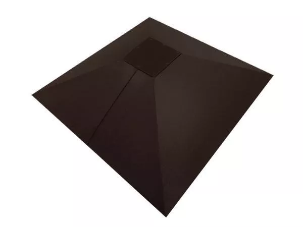 Колпак на столб под фонарь 390х390мм 0,45 Drap с пленкой RR 32 темно-коричневый купить в екатеринбурге