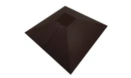 Колпак на столб под фонарь 390х390мм 0,5 Satin с пленкой RR 32 темно-коричневый. Цена: 2300 руб. Артикул: 32093