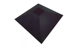 Колпак на столб под фонарь 390х390мм 0,5 Satin с пленкой RAL 9005 черный. Цена: 2300 руб. Артикул: 32108