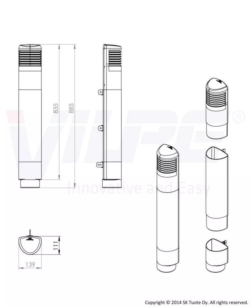 Комплект ремонтный Ross 125/110 серый купить в екатеринбурге