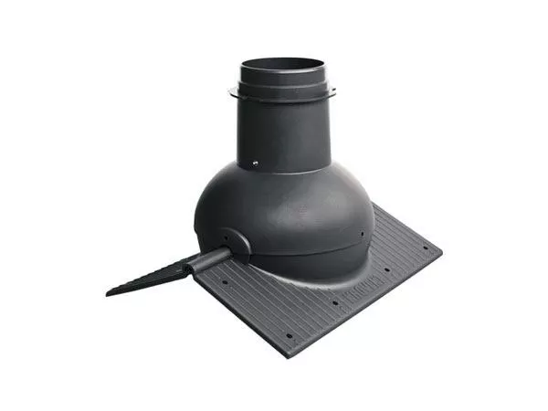 Коньковый элемент Krovent Pipe-Cone черный купить в екатеринбурге