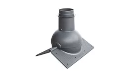 Коньковый элемент Krovent Pipe-Cone серый. Артикул: 43007