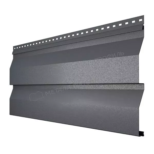 Сайдинг МЕТАЛЛ ПРОФИЛЬ Lбрус-XL-14х335 (VikingMP-01-7016-0.45) купить в екатеринбурге