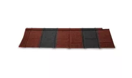 Композитная черепица Metrotile IShingle Красно-черный. Цена: 1790 руб. Артикул: MetrotileShingle-redbl