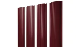 Штакетник Grand Line Slim Полукруглый 0,4 PE RAL 3005 Красное вино. Цена: 94 руб. Артикул: Slim_Crug_101