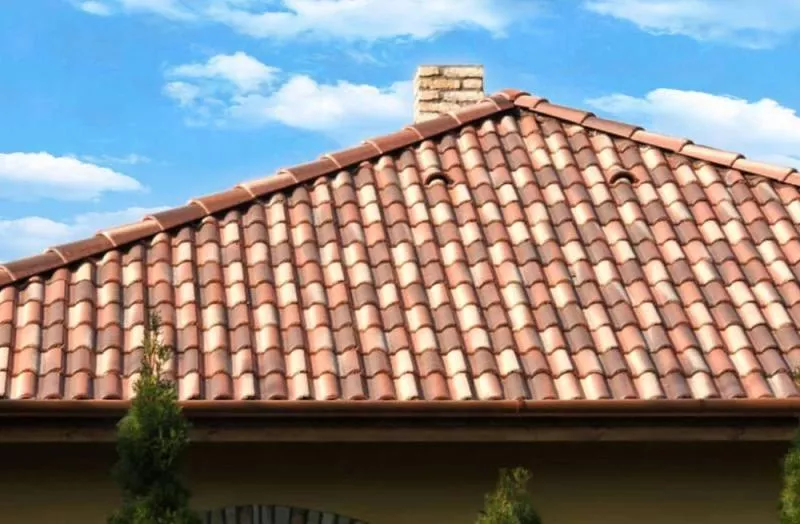 Цементно-песчаная минеральная черепица Braas Адриа красная купить в екатеринбурге