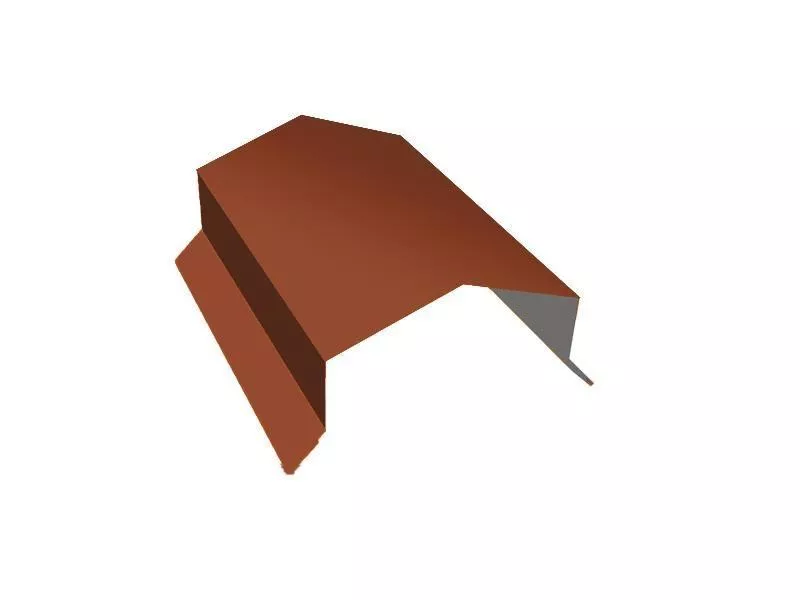 Парапетная крышка угольная 125мм 0,5 Satin Matt RAL 8004 терракота (2м) купить в екатеринбурге