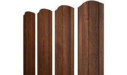 Штакетник Круглый фигурный 0,45 Print-Double Premium Golden Wood Fresh. Артикул: 38272