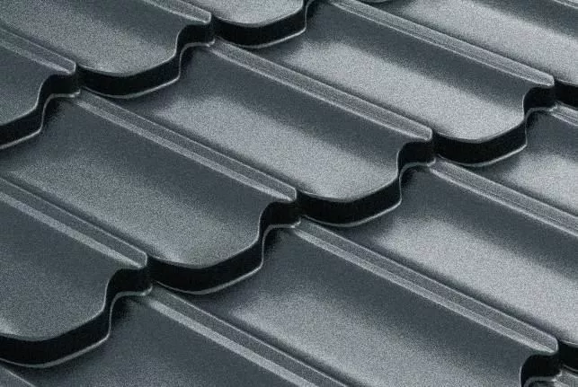 Металлочерепица GL Kvinta Plus 0,5 GreenCoat Pural Matt RR 2H3 темно-серый купить в екатеринбурге
