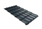 Металлочерепица GL Kvinta Plus 0,5 Quarzit Lite RAL 7024 мокрый асфальт – Купить оптом и в розницу