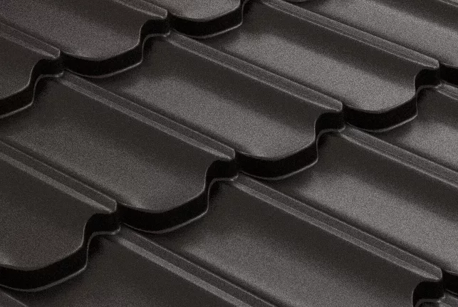 Металлочерепица GL Kvinta Plus 3D 0,5 Rooftop Matte Стальной бархат RR 32 темно-коричневый купить в екатеринбурге