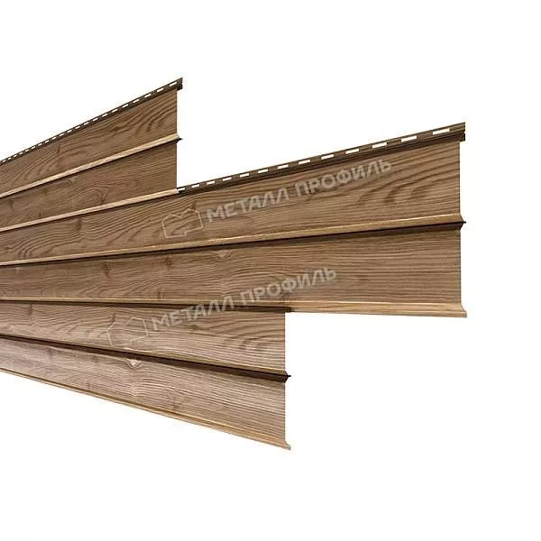 Сайдинг МЕТАЛЛ ПРОФИЛЬ Lбрус-XL-В-14х335 (ECOSTEEL_T-01-Кедр-0.5) купить в екатеринбурге