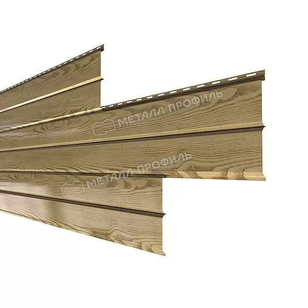 Сайдинг МЕТАЛЛ ПРОФИЛЬ Lбрус-XL-Н-14х335 (ECOSTEEL-01-Сосна-0.5) купить в екатеринбурге