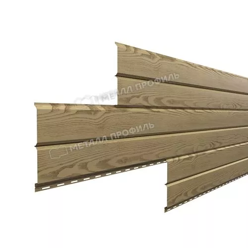 Сайдинг МЕТАЛЛ ПРОФИЛЬ Lбрус-15х240 (ECOSTEEL_MA-01-Сосна-0.5) купить в екатеринбурге