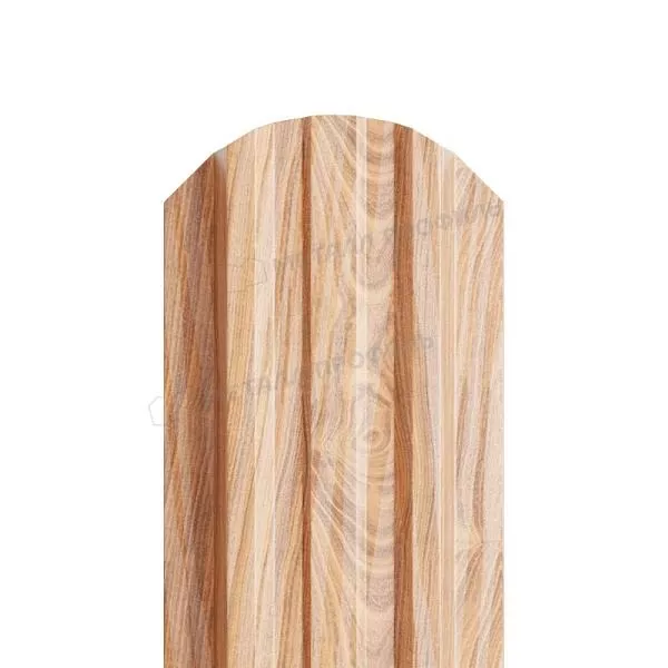 Штакетник металлический МЕТАЛЛ ПРОФИЛЬ LАNE-O 16,5х99 (ECOSTEEL_T-01-Кедр-0.5) купить в екатеринбурге