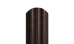 Штакетник Металл Профиль LANE-O (полукруглый верх) NormanMP 0,5 мм RAL 8017 шоколад. Цена: 1117 руб. Артикул: MP_Sht_039