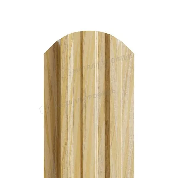 Штакетник металлический МЕТАЛЛ ПРОФИЛЬ LАNE-O 16,5х99 (ECOSTEEL_T-01-ЗолотойДуб-0.5) купить в екатеринбурге