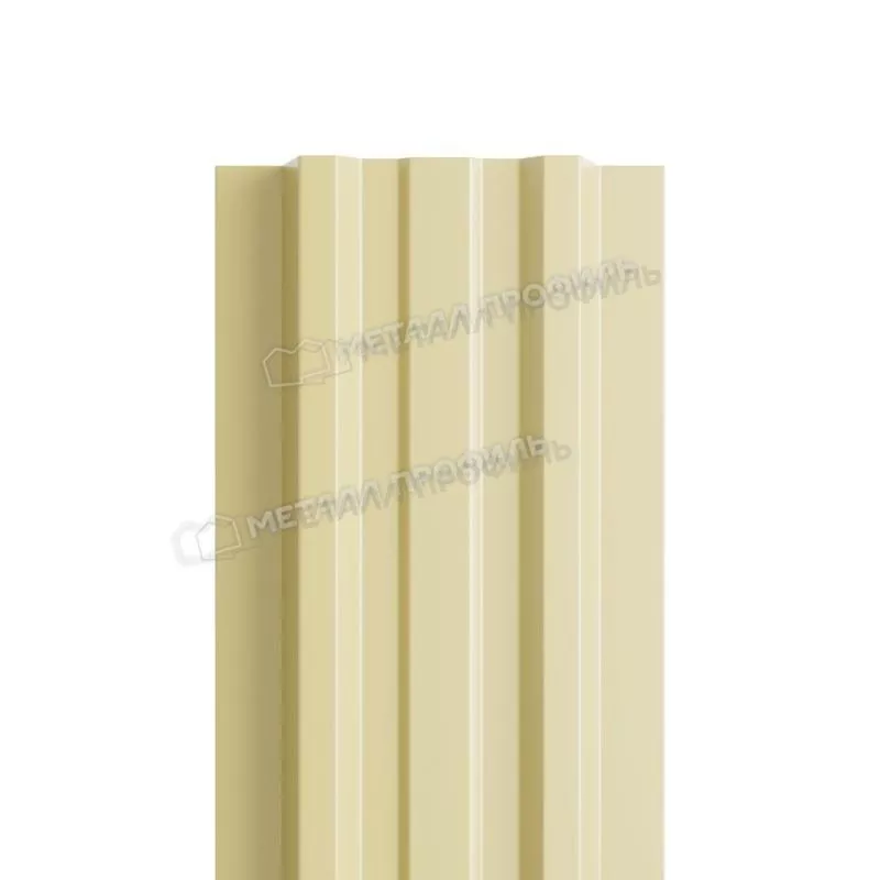 Штакетник Металл Профиль LANE-Т (прямой) NormanMP 0,5 мм RAL 1015 светлая слоновая кость купить в екатеринбурге