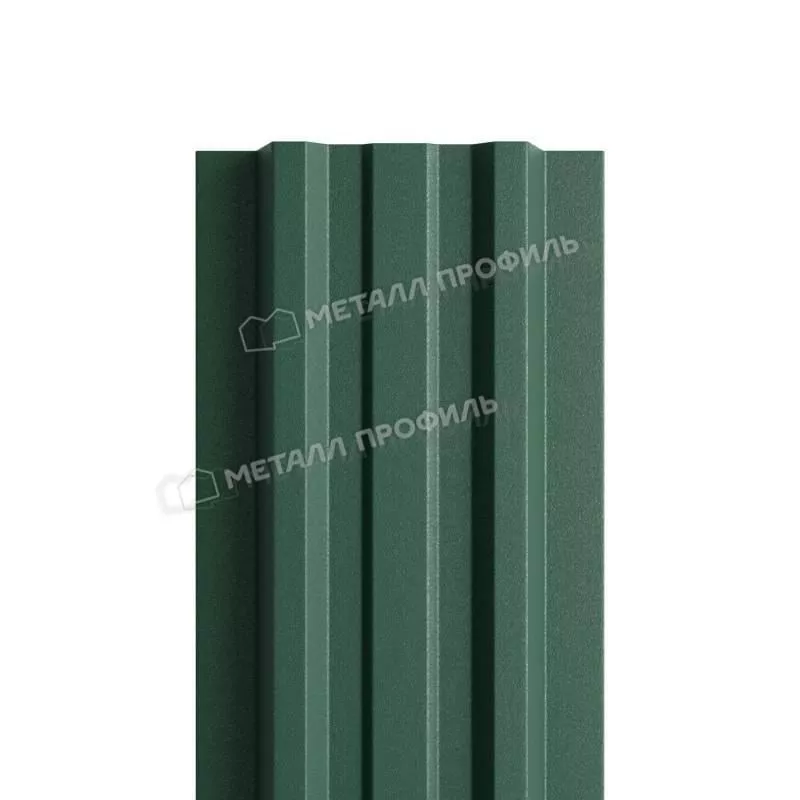 Штакетник Металл Профиль LANE-Т (прямой) NormanMP 0,5 мм RAL 6005 зеленый мох купить в екатеринбурге