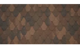 Гибкая черепица Tegola SARDEGNA Legno 424 (темное дерево). Артикул: Tegola_New_1_101