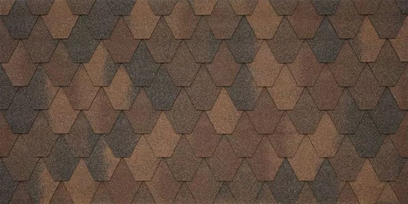 Гибкая черепица Tegola SARDEGNA Legno 424 (темное дерево) купить в екатеринбурге